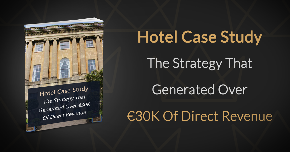 Estudo de caso de hotel - A estratégia que gerou mais de € 30 mil de receita direta