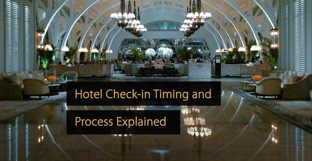 Horario de check-in en el hotel