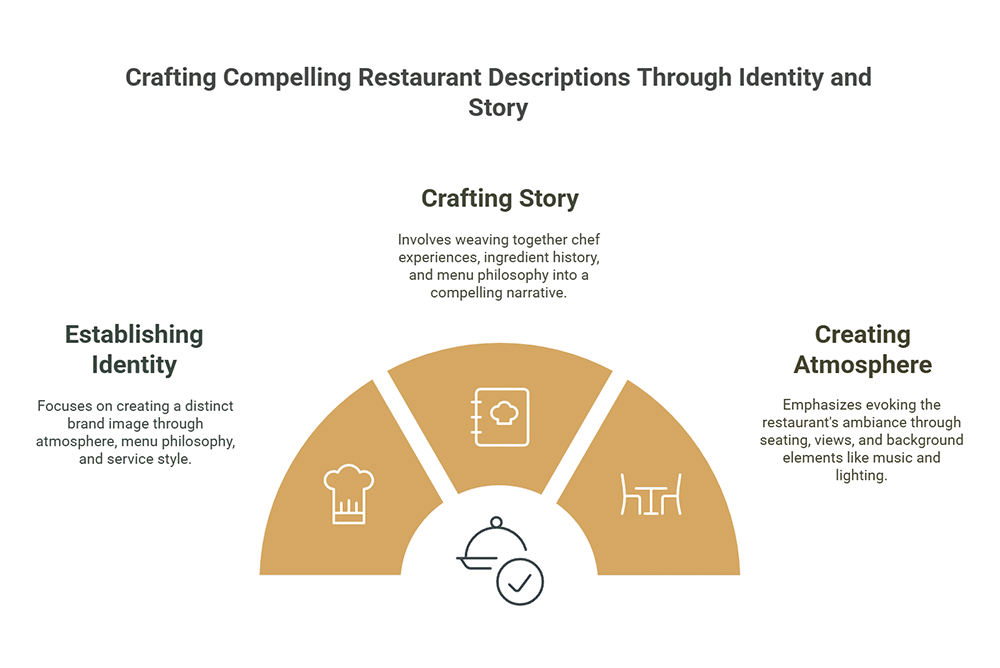 Elementos essenciais das descrições de restaurantes