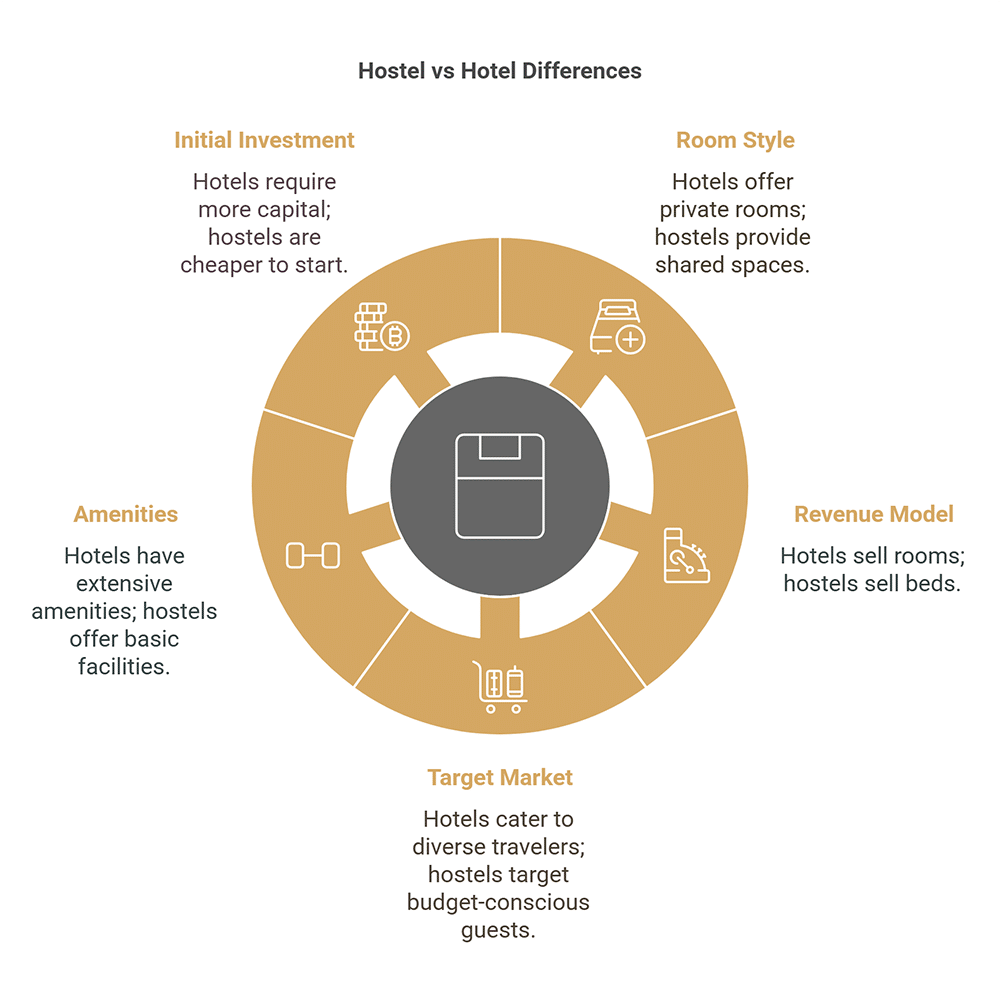 Key Differences Between a Hostel and Hotel
