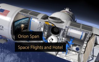 Orion Span Space Hotel - Stazione spaziale Aurora - Voli spaziali Orion